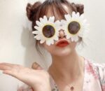 ⁦نظارة بشكل زهرة الأقحوان⁩ - الصورة ⁦2⁩