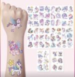 ⁦ورقة تاتو قابلة للإزالة على شكل يونيكورن⁩ - الصورة ⁦2⁩