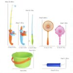 ⁦لعبة صيد السمك المغناطيسية مع مسبح صغير⁩ - الصورة ⁦3⁩
