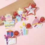 كرتونة حامل مصاصة على شكل علب هدايا