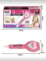 ⁦مجموعة أقلام وقوالب عمل تاتو للأطفال⁩ - الصورة ⁦2⁩