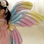 بالون على شكل أجنحة ملاك بناتي