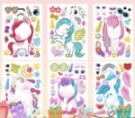 ⁦ملصقات تركيب الوجه على شكل يونيكورن⁩ - الصورة ⁦4⁩