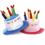 قبعة عيد ميلاد لون أزرق