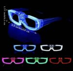 نظارة بلاستيك بتقنية led
