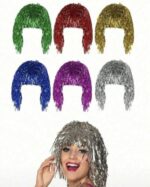 ⁦زينة باروكة نايلون لون أزرق⁩ - الصورة ⁦2⁩