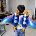 بالون صبياتي على شكل صاروخ