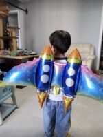 بالون صبياتي على شكل صاروخ