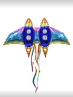 ⁦بالون صبياتي على شكل صاروخ⁩ - الصورة ⁦2⁩