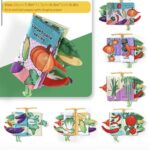 كتاب قماشي مقاوم للتمزق من 6 صفحات _ خضروات