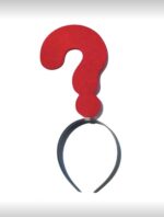 اكسسوار للشعر على شكل علامة استفهام