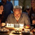 ⁦تاج معدن شبابي مع شريط لعيد ميلاد⁩ - الصورة ⁦2⁩