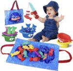 لعبة صيد السمك قماشية للأطفال