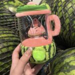 خلاط فرو للأطفال على شكل بطيخ