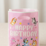 كيس توزيع هدايا bluey زهري