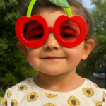 نظارة مضحكة على شكل كرز