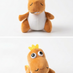 ديناصور برتقالي قياس صغير