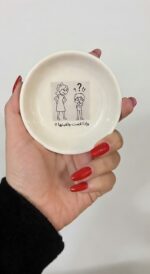 ⁦صحن صغير مكتوب عليه وإذا قمت ولقيتها⁩ - الصورة ⁦2⁩