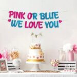 زينة حائط pink or blue we love you